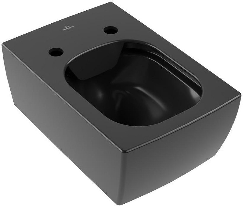 Унитаз Villeroy&Boch Memento 2.0 4633R0R7 подвесной цвет Pure Black без сиденья