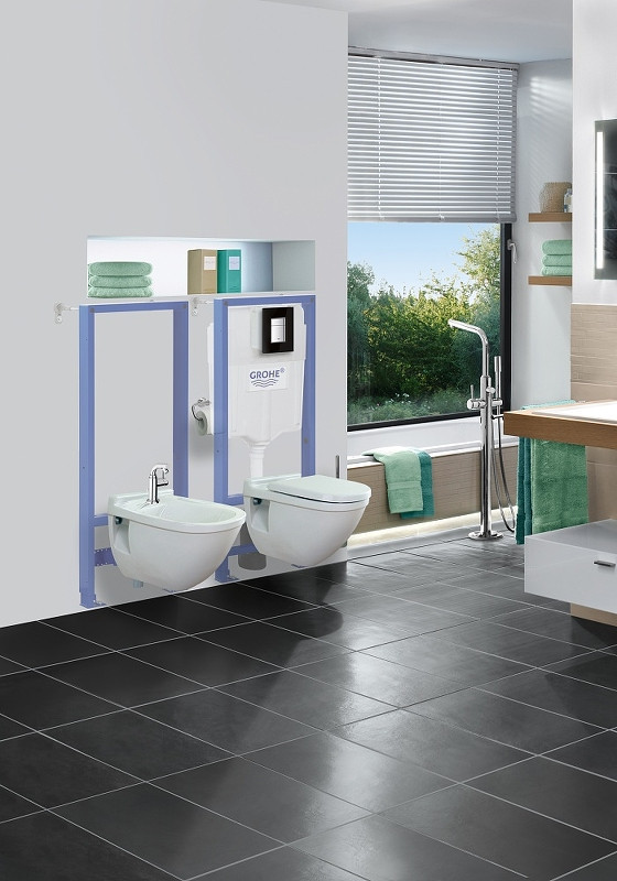 Комплект унитаза BelBagno Amanda BB051CHR+BB051SC с инсталляцией Grohe Rapid SL 38775001