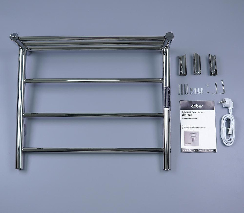 Электрический полотенцесушитель Abber Standard AH4614 цвет Хром