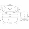 Ванна из полиэфирной смолы Vincea 170х75 VBT-6T01B