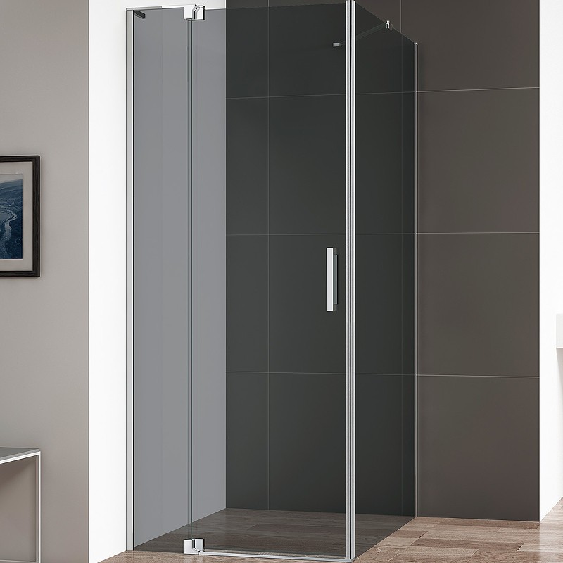Душевой уголок Cezares Slider 90x90 SLIDER-AH-1-90-80/90-GRIGIO-Cr