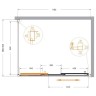 Душевой уголок Cezares Molveno 120x90 MOLVENO-AHF-31-120/90-C-GM-IV