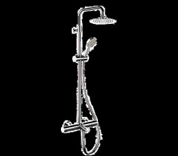 Душевая система Remer Elegance EQ34A8MPUFM25G с термостатом цвет Хром