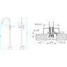 Смеситель для ванны Boheme Uno 469-MW