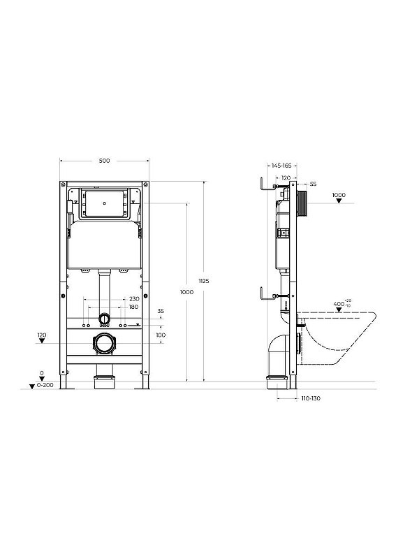 Инсталляция BelBagno BB-109-M-C