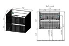 Тумба под раковину Vincea Велле (Welle) 80 VMC-2WL800MW подвесная