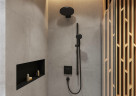 Смеситель для душа Hansgrohe ShowerSelect 15763670 с термостатом черный матовый