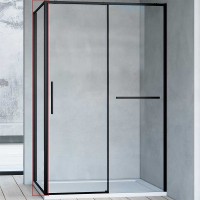 Душевая стенка Vincea Slim Soft 100 VSG-1SS100CLB