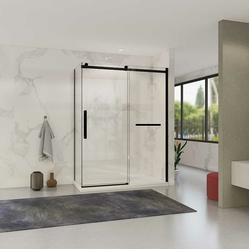 Душевой уголок Vincea Como Soft 150x80 VSR-1CS8015CLB