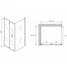 Душевой уголок Abber Sonnenstrand 100х100 AG07100B-S100B