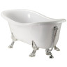 Ванна из искусственного камня Migliore Bella 170x80 26917 ножки Leone Standart Хром