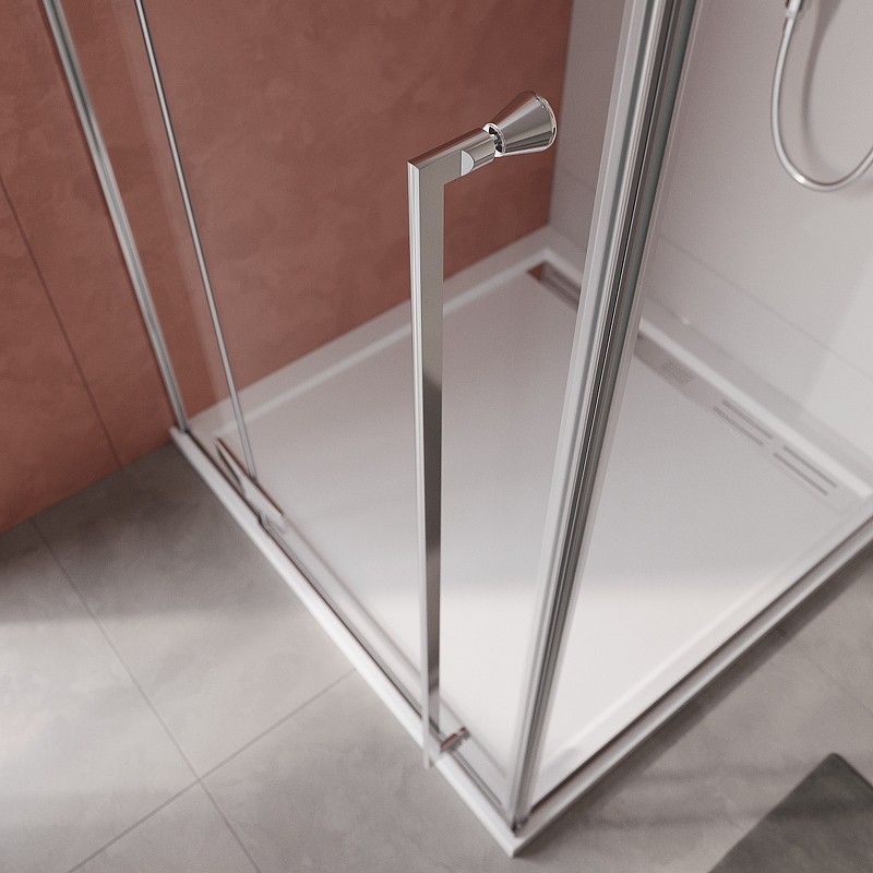 Душевой уголок Cezares Liner 90x90 R LINER-A-1-90-C-Cr-R