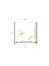 Душевая дверь Cezares Lux 90 LUX-B-FS-1-90-C-BORO