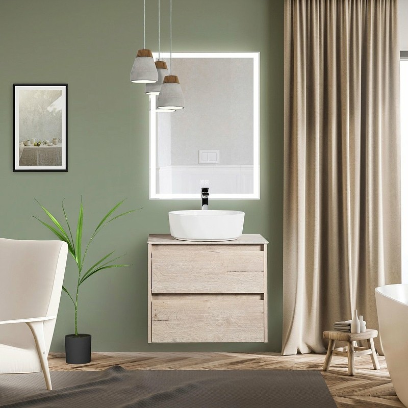 Зеркало BelBagno SPC-GRT-600-800-LED-TCH-WARM с подсветкой