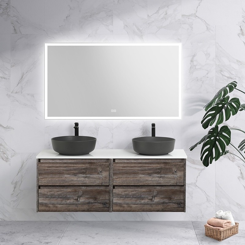 Зеркало BelBagno 140 SPC-GRT-1400-800-LED-TCH-WARM с подсветкой с подогревом
