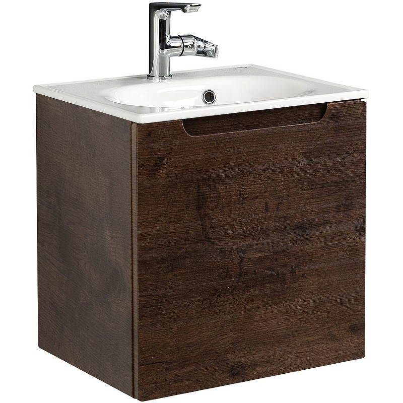 Тумба под раковину BelBagno Etna 50 L ETNA-500-1A-SO-RW-P-L подвесная