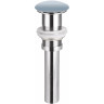 донный клапан Ceramicanova CN2000MHL click-clack Серо-голубой матовый