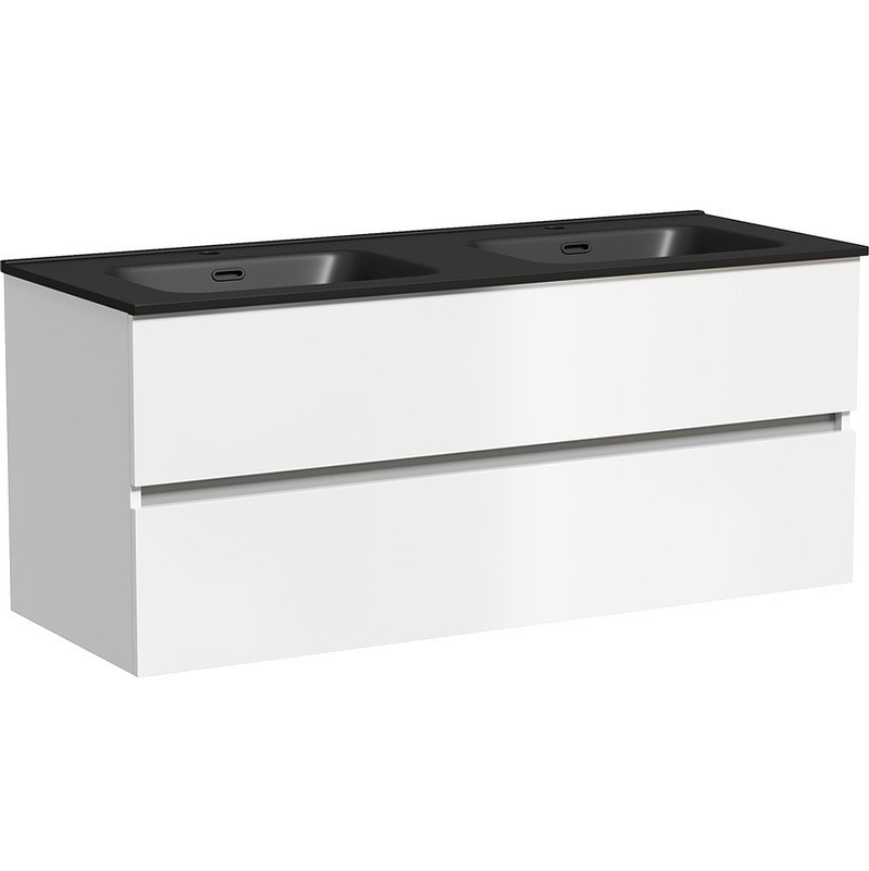Тумба под раковину Sancos Urban 120 UR120-2W подвесная Белый глянец