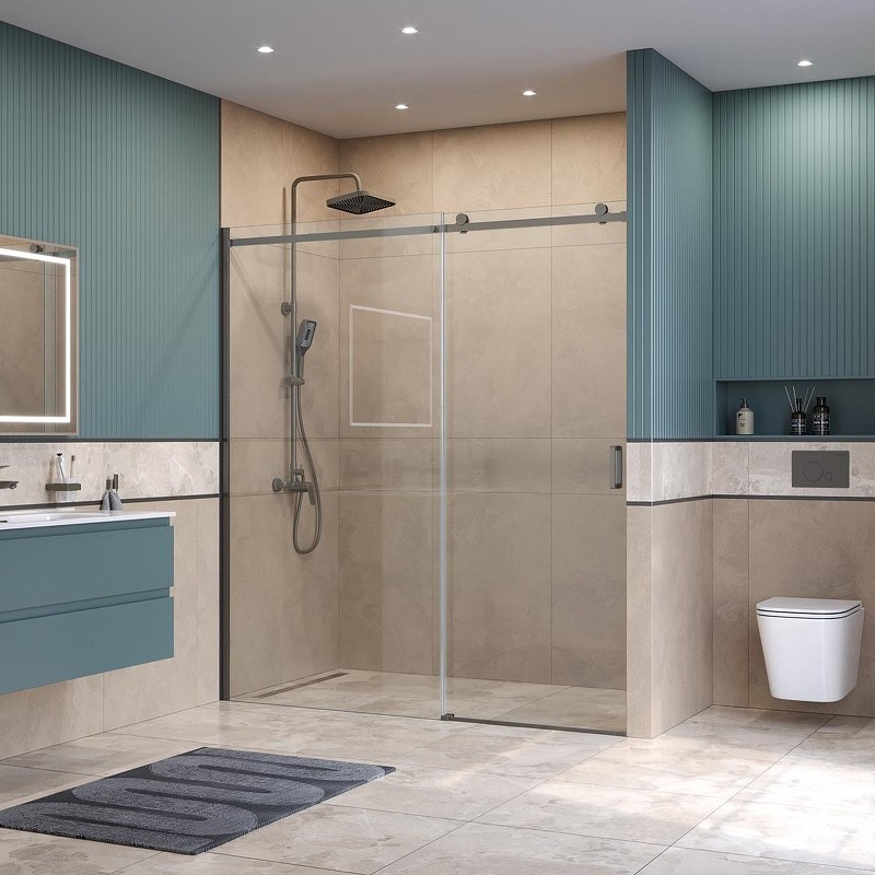 Душевая дверь BelBagno Soft Close-2 180 SOFT_CLOSE-2-BF-1-180-C-GM
