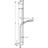 Душевой гарнитур Hansgrohe Pulsify Select Relaxation EcoSmart 24171000 Хром