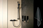 Смеситель для душа Hansgrohe Tecturis E 73620670 черный матовый