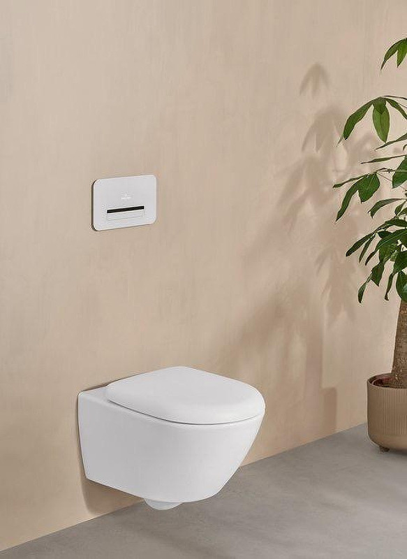 Унитаз Villeroy&Boch Antao 4674T0RW подвесной цвет Stone White без сиденья