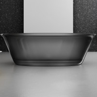 Ванна из полиэфирной смолы Abber Kristall 170х75 AT9707Onyx