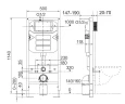 Комплект унитаза с инсталляцией Ceramicanova Metropol CN4002MB_1002CH_1000 с сиденьем Микролифт и клавишей смыва Хром