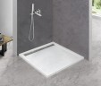 Душевой поддон из искусственного камня Cezares Tray AS 90х80 TRAY-AS-AH-90/80-30-W