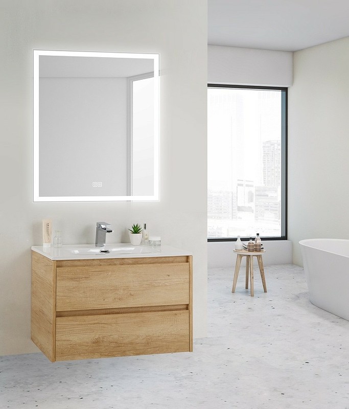 Зеркало BelBagno 70 SPC-GRT-700-800-LED-TCH-WARM с подсветкой с подогревом