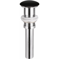 Донный клапан для раковины Ceramicanova CN2000MB click-clack черный матовый
