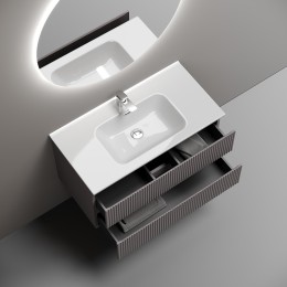 Тумба под раковину Sancos Snob R 90 SNR90SM подвесная Doha Soft