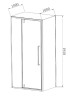 Душевой уголок Vincea Slim-N 100x100 VSR-4SNP1010CLB