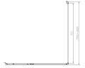 Душевой уголок Vincea Slim-N 100x100 VSR-4SNP1010CLB