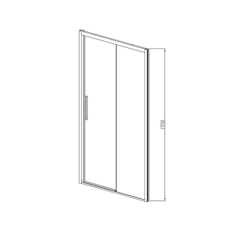 Душевая дверь Vincea Soft 140 VDS-3SO140CL