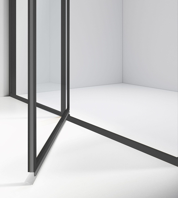 Душевой уголок Vincea Slim 8mm 90х120 VSR-4SLP9012CLB