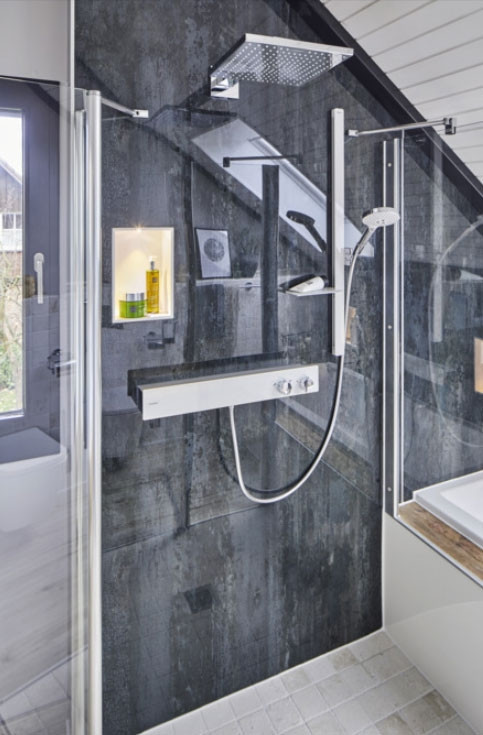 Верхний душ Hansgrohe Raindance E 26238700 белый матовый