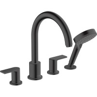 Смеситель на борт ванны Hansgrohe Vernis Blend 71456670 черный матовый