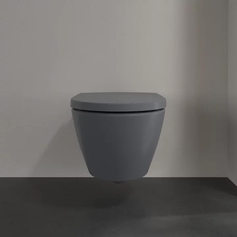 Унитаз Villeroy&Boch Subway 2.0 5614R0I4 подвесной цвет Graphite без сиденья