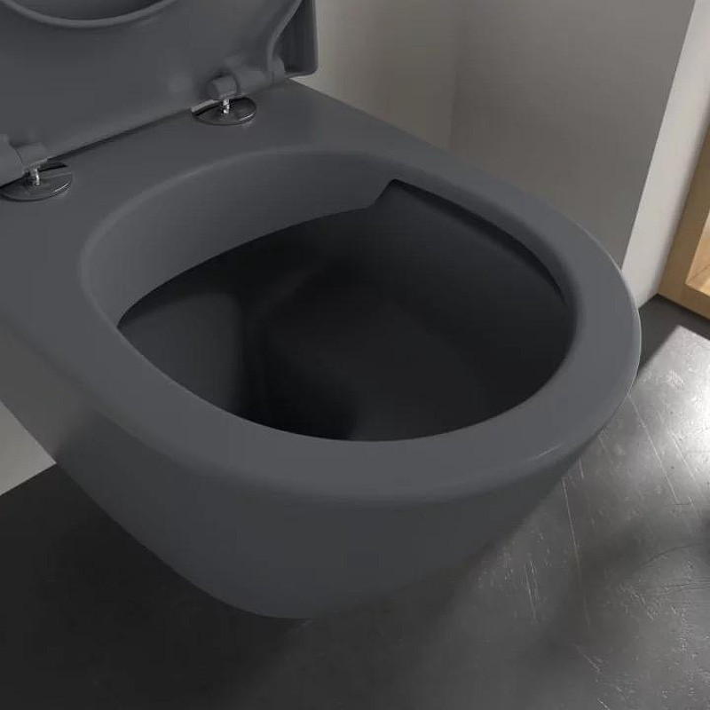 Унитаз Villeroy&Boch Subway 2.0 5614R0I4 подвесной цвет Graphite без сиденья