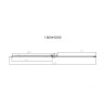 Душевая дверь Vincea Dice 160 VDS-4D160CLB