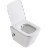 Унитаз биде BelBagno Due BB3103CHR-BS/SC подвесной