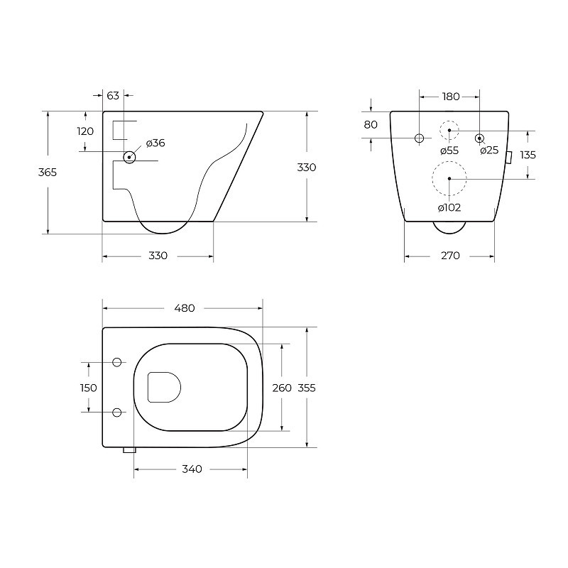Унитаз биде BelBagno Due BB3103CHR-BS/SC подвесной