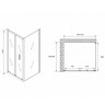 Душевой уголок Abber Sonnenstrand 100х75 AG07100B-S75B