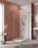 Душевой уголок Cezares Liner 100x100 LINER-A-2-100-C-Cr