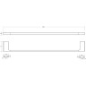 Полотенцедержатель Cezares Slider SLIDER-TH-60-IN