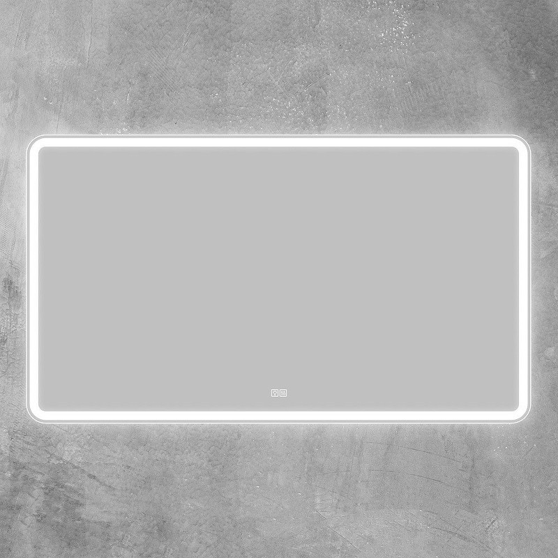 Зеркало BelBagno 140 SPC-MAR-1400-800-LED-TCH-WARM с подсветкой с подогревом