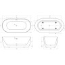 Акриловая ванна BelBagno 170x80 BB413-1700-800-MATT