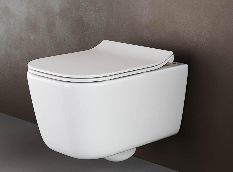Комплект унитаза с инсталляцией Ceramicanova New Day CN3005_121001MB цвет Белый с сиденьем Микролифт и клавишей смыва цвет Черный матовый