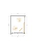 Душевой уголок Cezares Lux 80x100 LUX-AH-FS-1-80/100-C-GM